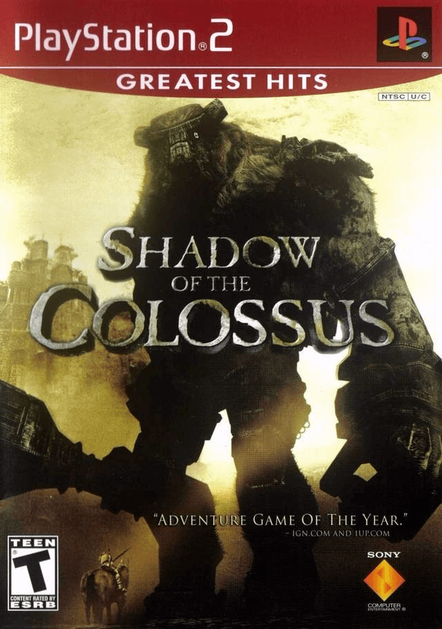 Wander and the Colossus box art for Playstation 2